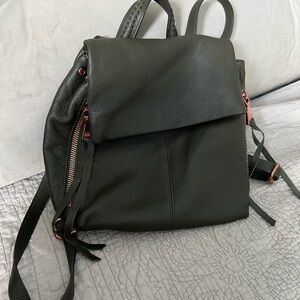 Aimee Kestenberg Mini Bali Backpack in a Forest Green Color